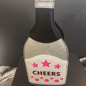 Cheers bottle shape crossbody pocketbook